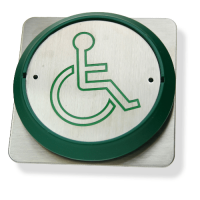 CDVI RTE85DL Wheelchair Logo Exit Button (Surface) CDVI RTE85DL Wheelchair Logo Exit Button (Surface)